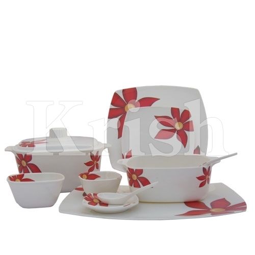 45 Pcs Square Family Set - Rose