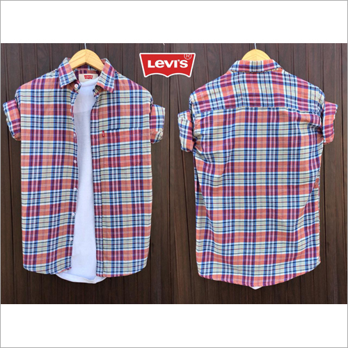 Mens Check Shirt - Cotton Blend, Sizes S-XL | Features Quick Dry, Washable, Dry Cleaning Safe, No Fade, Short Sleeves, Ideal for All Seasons