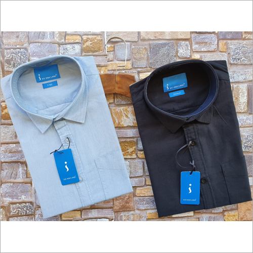 Mens Formal Shirt - Cotton, Available in S, M, L, XL | Quick Dry, No Fade, Full Sleeves for All Seasons, Washable, Easy Care