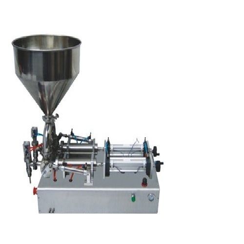 Semi-automatic 5 L To 100 Ml Liquid / Paste Filling Machine Double Nozzle