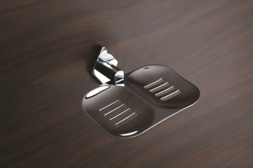 Double Soap Dish Installation Type: Wall Mounted