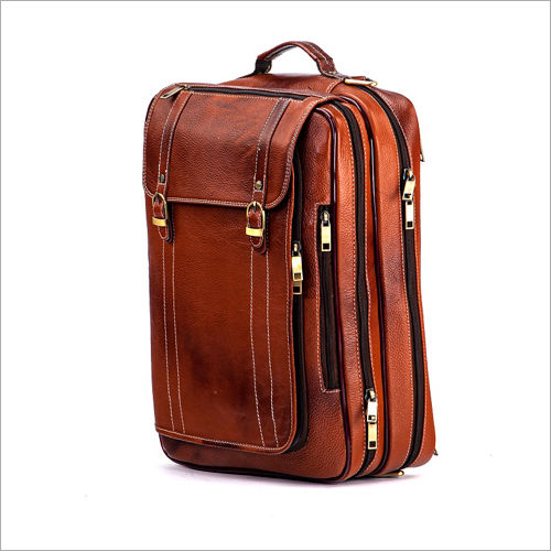 Mens Office Leather Backpack