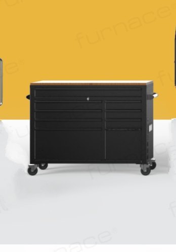 Tool Trolley - CRCA Steel, 31'' Height x 45'' Width x 22'' Depth, Standard Color | Mobile Tool Management Solution, 35-70 kg Load Capacity per Drawer, Soft Close Industrial Slides