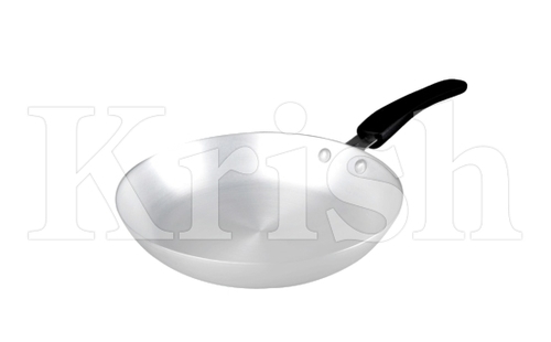 Lightweight Aluminium Fry Pan - Color: As Per Requirement