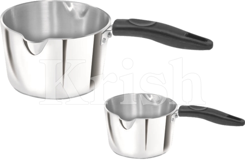 Aluminum Milk Pot - Color: As Per Requirement