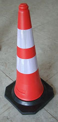 rubber traffic cone