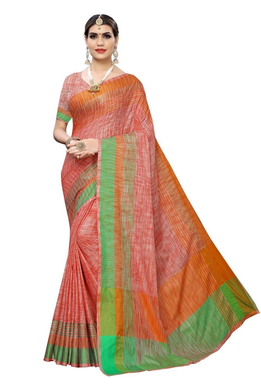 LINEN BLEND SAREES