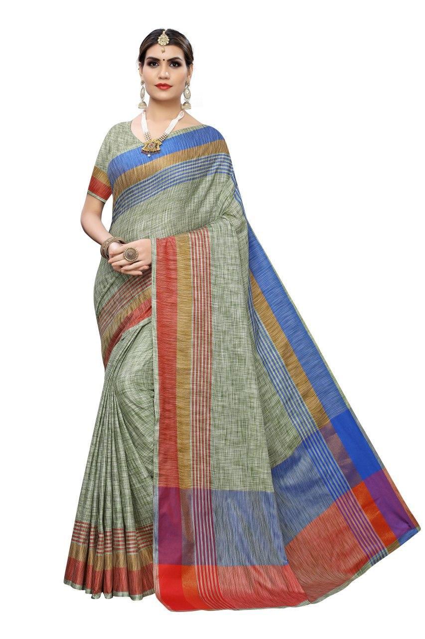 LINEN BLEND SAREES