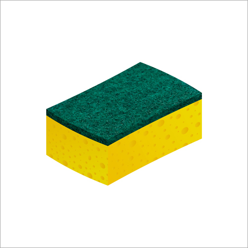 Sponge With Scouring Pad By PAPA PACKAGING