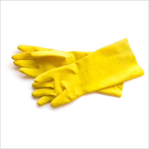 Latex Housekeeping Gloves By PAPA PACKAGING