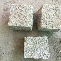 Granite Flooring Cobblestone - Grey Granite, 4x4, 6x6, 8x8 Inch Sizes | 2-4mm Thickness, Natural Stone Finish For Elegant Interiors