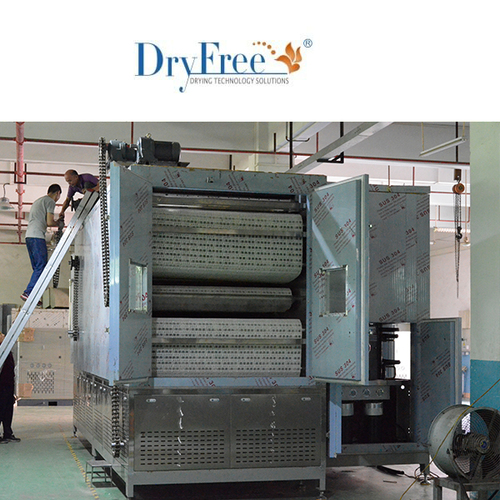 Energy Saving Hot Air Mud Belt Dryer Dewatering Machine Dimension(L*W*H): 6*2.24*2.6  Meter (M)