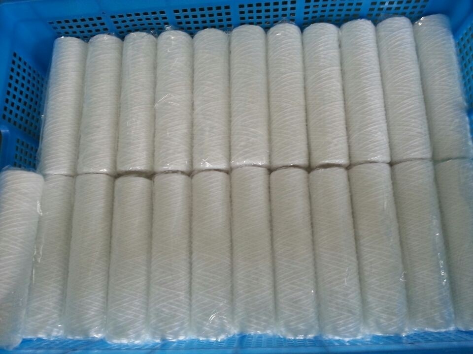 0.8g/m pp yarn water filter cartridge