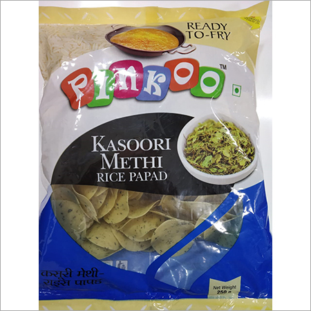 Pinkoo Kasoori Methi Rice Papad-250Gm