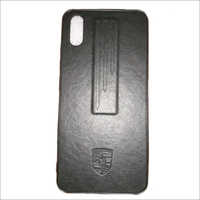 Black Leather Mobile Cover