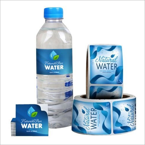 Plastic Water Bottel Label