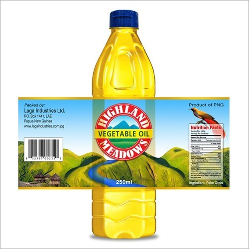 Available In Different Color Edible Oil Labels