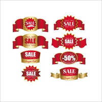 Advertising Stickers - Paper Material, Customizable Shapes, Available In Different Colors | Pressure Sensitive Adhesive For Indicating Purposes