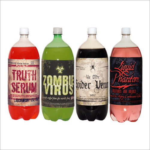 Available In Different Color Pvc Shrink Labels For Soda Bottles