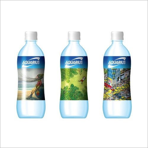 Available In Different Color Shrink Labels For Water And Beverages Bottles