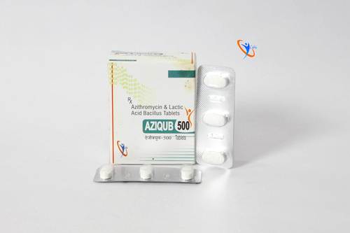 Azithromycin 500mg with Lactic Acid Bacillus 60 million spores Tablet