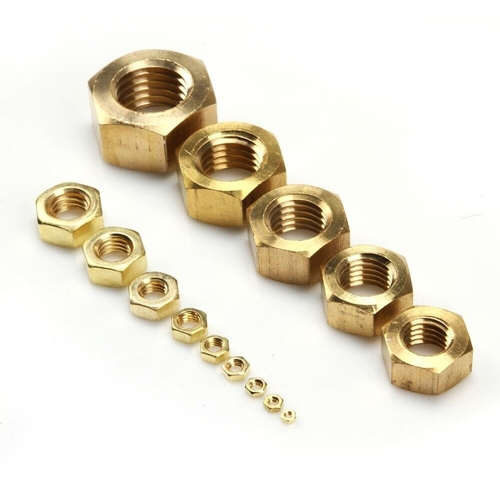 Brass Hexagonal Nut M2.5 To M8