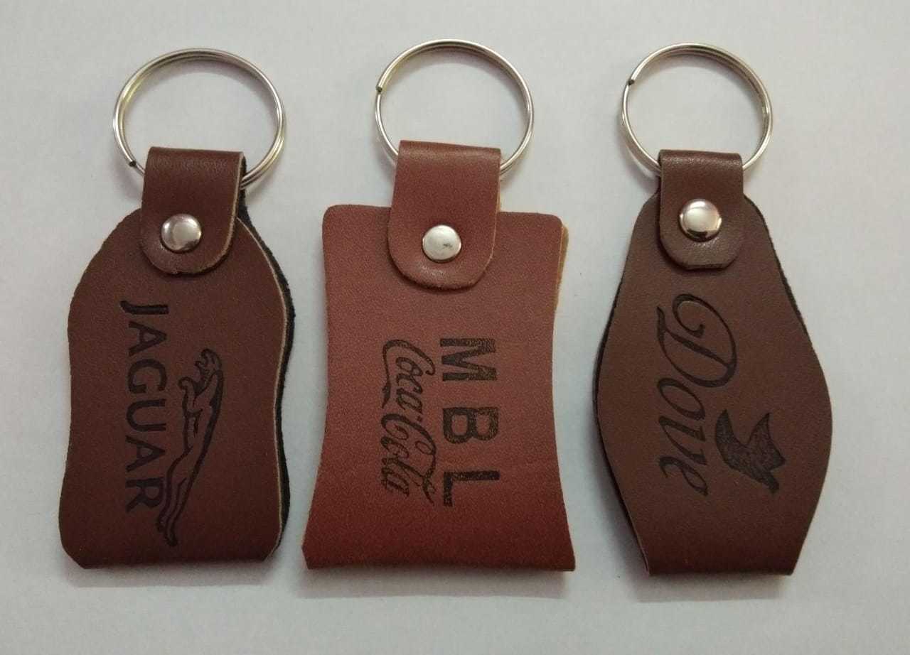 leather keychain