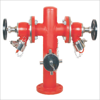 Double Headed With Butterfly Valve Post