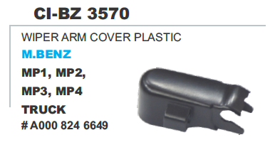 Wiper Arm Cover Plastic M Benz Truck