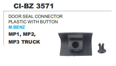 Door Seal Connector Plastic with Button M Benz Truck