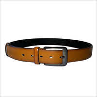 Formal Tan Leather Belt Gender: Men