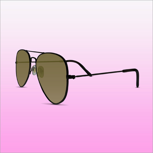 Black Aviator Uv-Protected Unisex Sunglasses