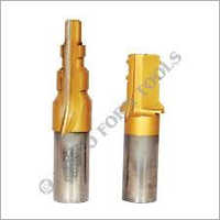 Cnc Cutting Tools - High-speed Steel, 12mm Shank Diameter, 25mm Cutting Edge Length | Titanium Nitride Coating, 4 Flutes, 45-degree Cutting Angle