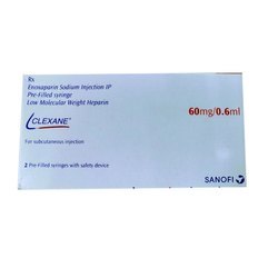 Clexane 60 Mg IP Injection By SINGHLA MEDICOS