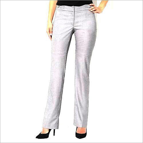 Grey And Also Available In Different Colour Ladies Formal Pant