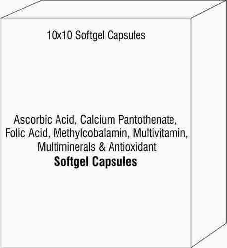 Ascorbic Acid Calcium Pantothenate Folic Acid Methylcobalamin Multivitamin Multiminerals & Antioxida