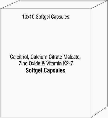 Calcitriol Calcium Citrate Maleate Zinc Oxide & Vitamin K2-7