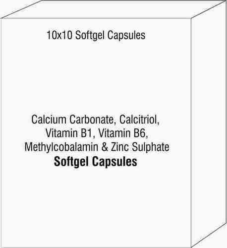 Calcium Carbonate Calcitriol Vitamin B1 Vitamin B6 Methylcobalamin & Zinc Sulphate