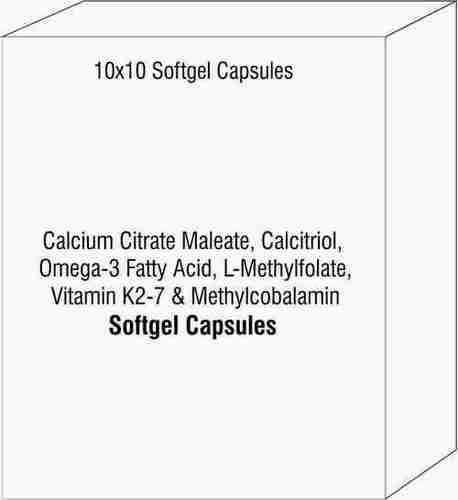 Calcium Citrate Maleate Calcitriol Omega-3 Fatty Acid L-Methylfolate Vitamin K2-7 Methylcobalamin Py