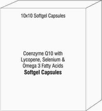 Capsules of Coenzyme Q10 with Lycopene, Selenium & amp Omega 3 Fatty Acids