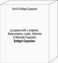 Lycopene with L-Arginine Betacarotene Lutein Vitamins & Minerals Capsules