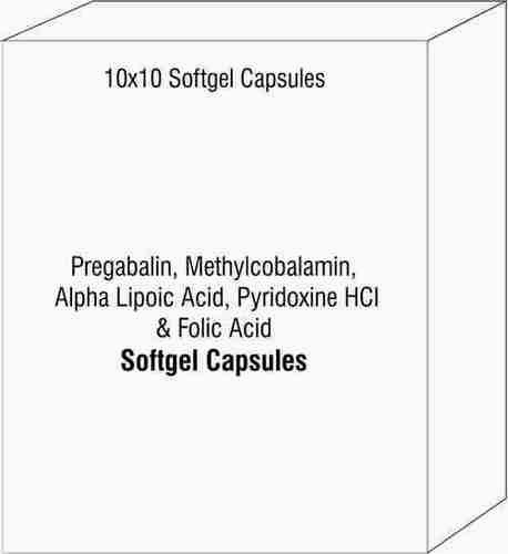 Pregabalin Methylcobalamin Alpha Lipoic Acid Pyridoxine HCI & Folic Acid