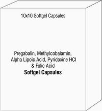 Pregabalin Methylcobalamin Alpha Lipoic Acid Pyridoxine HCI & Folic Acid