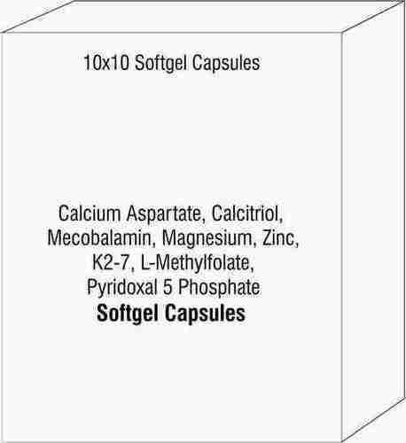 Calcium Aspartate Calcitriol Mecobalamin Magnesium Zinc K2-7 L-Methylfolate Pyridoxal 5 Phosphate By AKSHAR MOLECULES