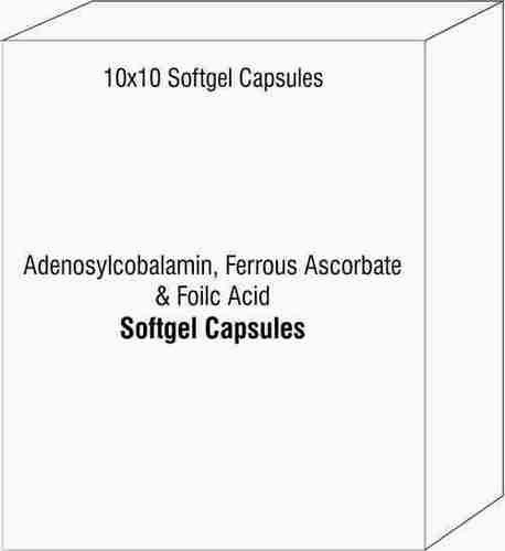 Adenosylcobalamin, Ferrous Ascorbate & Foilc Acid Soft Gel Capsules