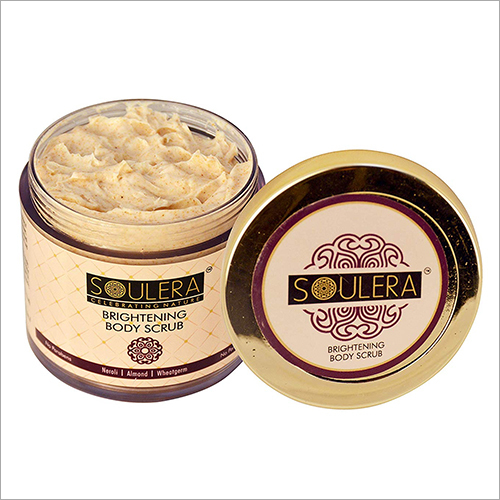 100 Gm Brightening Body Scrub - Natural Exfoliating Formula Free from Paraben & Sulfate | 2-Year Shelf Life Removes Dead Skin Cells