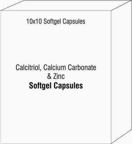 Calcium Citrate Calcitriol and Zinc Softgel Capsule