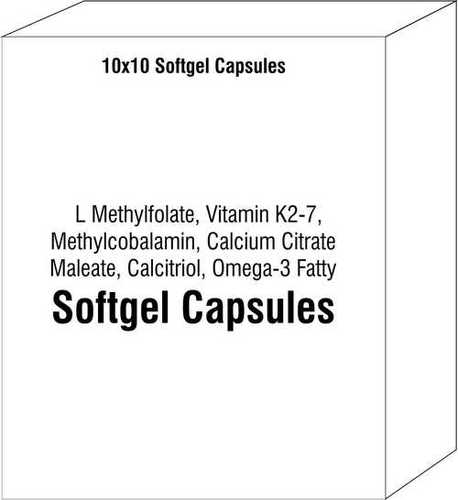 L Methylfolate Vitamin K2-7 Methylcobalamin Calcium Citrate Maleate Calcitriol Omega-3 Fatty