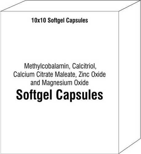 Methylcobalamin Calcitriol Calcium Citrate Maleate Zinc Oxide and Magnesium Oxide Soft Gel Capsules