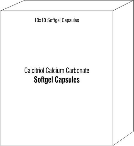 Softgel Capsule of Calcitriol Calcium Carbonate Zinc Sulphate Monohydrate and Magnesium Oxide